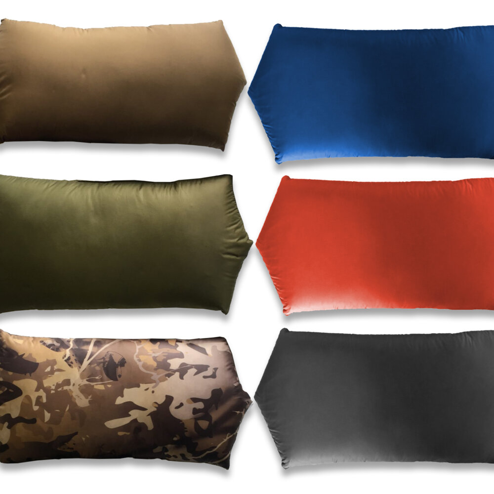different color hammock pillows