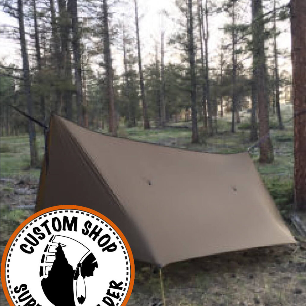 Plain Brown Custom Waterproof Tarps